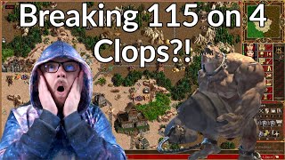 Breaking 115 on 4 Clops?! || Heroes 3 Dungeon Gameplay || Jebus Cross || Alex_The_Magician