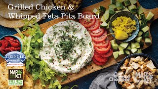 Grilled Chicken & Whipped Feta Pita Board