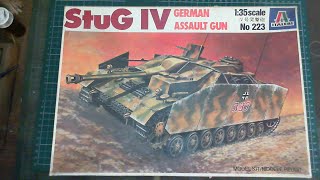 ITALERI 1/35 Scale StuG IV German Assault Gun Un-Boxing