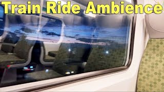 Night TRAIN RIDE Ambience, Window Reflection View | Toronto Union to King, Uncut Trip