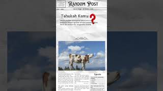 Thukah kamu ? Kentut sapi termasuk penyebab utama global warming #shortsvideo #fypシ #fypシ