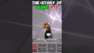 The Story Of Sonic #thestrongestbattlegrounds #saitamabattlegrounds #roblox #shorts #onepunchman