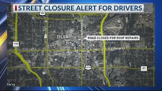 North Broadway Avenue in downtown Tyler closed till Saturday