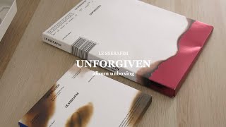 LE SSEFARIM ‘UNFORGIVEN’ album unboxing (DUSTY AMBER & SPARKLING BLUE version)