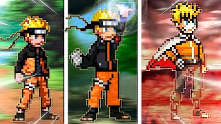 A CADA VITÓRIA O NARUTO EVOLUI NO MUGEN *muito apelão*