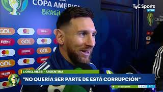 Messi llora de nuevo, otra vez trata de corrupta a Conmebol, ellos dan comunicado sobre el asunto.