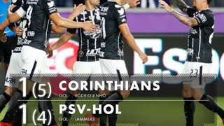 Pênaltis:Corinthians 1 (5)x(4) 1 PSV (HD) campeonato amistoso frorida cup (10/01/2018)