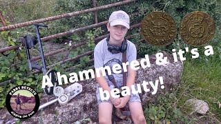 Quick hunt & the result is great, a stunning hammered! Real metal detecting. Live digs. XP Deus