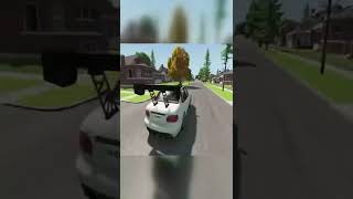 Police Motorcade Defense 3 | BeamNG.drive #shorts