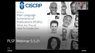 Webinar: Plain Language Summaries of Publications (PLSP)