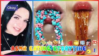 🌏ASMR EATING STORYTIME TIKTOK 🌏 POV @briannamizura @marrkadams89  || Tiktok Compilations (Part 40)