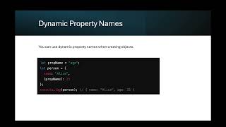 JavaScript Tip: Dynamic Property Names