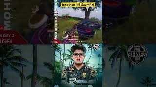 TEAM GODLIKE VS SAUMRAJ😍GodL JONATHAN 1v3 WITH SAUMRAJ ON TOURNAMENT🥵#jonathan #godlike #saumraj