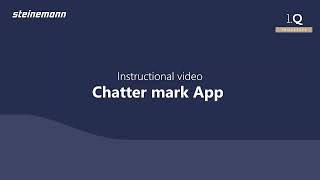 Steinemann instructional video: App chatter mark analysis