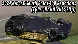 Austin LaPlante & I react to Tyler Reddick’s Las Vegas flip! (2024 NASCAR South Point 400 Reactions)