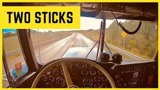 Two Stick Shifting Peterbilt 359  6+4 Spicer 8v92 Detroit #Peterbilt #359