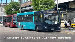 Arriva 3758 VDL SB200 Pulsar YJ08DZH - Revvy Kickdown!