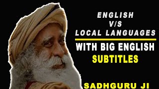 English v/s local languages | We must learn local languages | English speech|(English Subtitles)