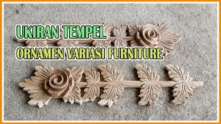 ORNAMEN TEMPEL UKIRAN KAYU JATI VARIASI FURNITURE MEBEL