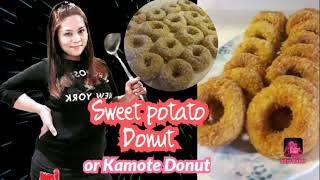 Sweet potato Donut Recipe or Kamote donut