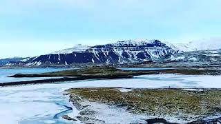 FROZEN WATERFALLS IN ICELAND