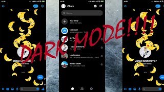 Enable Facebook Messenger Dark Mode!(iOS/Android)