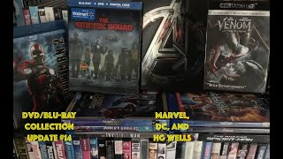 DVD/Blu-Ray Collection Update #14: Marvel, DC, and HG Wells