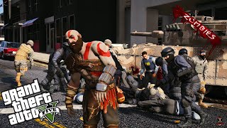 GTA 5 - Kratos Became A Zombie | GTA 5 MODS