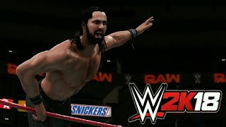 WWE 2K18 - Seth Rollins (Entrance, Signature, Finisher)