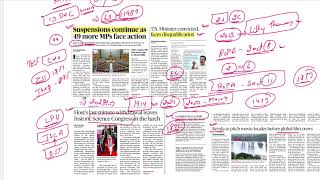 20 December 2023 | Daily Newspaper facts & analysis UPSC |The Hindu discussion