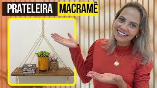 Como Fazer Prateleira em Macramê - Passo a Passo ✨  Reaproveitando Gavetas Velhas