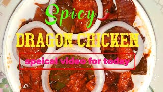 How to make Spicy Dragon Chicken at Home || Homemade Dragon Chicken || #dragonchicken