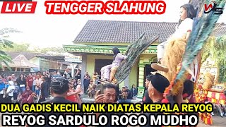 AMAZING❗️DUA GADIS KECIL MELOMPAT NAIK KEPALA REYOG