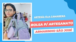 Bolsa de artesanato -Exclusivo Armarinho São José