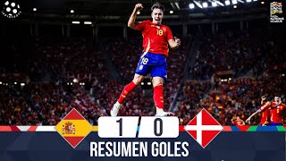 España vs Dinamarca | 1-0 | Resumen | Liga de las Naciones 2024-25 | españa hoy