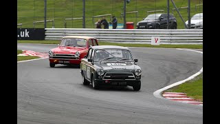 Donnington Park Qualifying 30/05/2021 Mk1 Cortina GT Swinging Sixties CSCC Alan Hassell Motorsport