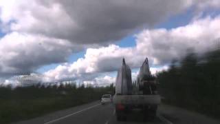 Kola peninsula 2010 - virtual road movie. Part 2/4