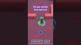 Kit got nerfed how bad is it? #brawlstars #soloshowdown #gaming #duoshowdown #supercell #games