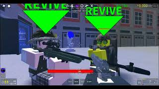 Roblox Zombie Uprising - Destroying zombies with my friends.