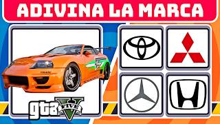 ☢️🚗 ADIVINA LA MARCA DE GTA 5 | ¿Cuánto Sabes de Autos?🚘FERRARI | MITSUBISHI | AUDI | 🤖 #alextrivia