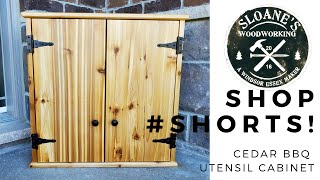 Cedar BBQ Cabinet // #shorts // Preview Video // Barbeque // Woodworking // DIY // Simple