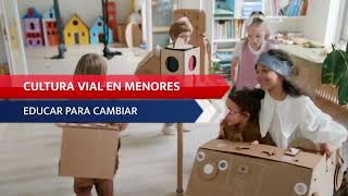 Cultura vial en menores, educar para cambiar