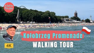 Kołobrzeg | Kolberg | Walking Tour | Promenade | 🇵🇱 Ostsee | [4K]