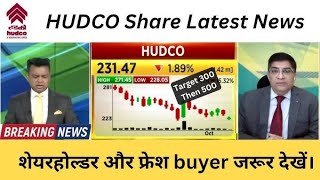 HUDCO share ⚫️| HUDCO share latest news ⚫️| HUDCO share news today | Hudco target