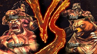 Street Fighter x Tekken - Zangief/Hugo vs Kuma/King (Very Hard)