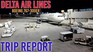 TRIP REPORT | Delta Air Lines Boeing 767-300ER Main Cabin (PHX-DTW)