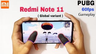 Redmi Note 11 PUBG Test ( Global variant ) | PUBG 60fps Gameplay