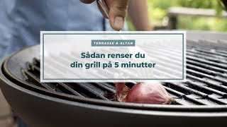 Nemt tip: Sådan renser du din grill i en fart