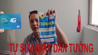 Tự sửa giấy dán tường tại nhà|Edecoshop