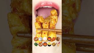 ASMR HOME COOKED MEAL EMOJI FOOD 집밥 이모지 먹방 (sped up)